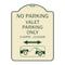 Signmission No Parking Valet Parking 5-30pm-12-00am Heavy-Gauge Aluminum Sign, 24" x 18", TG-1824-23791 A-DES-TG-1824-23791 - alternate 1